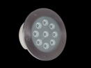 CAS9 amber (b�rnsten) - IP65 klassad LED f�r inf�llnad med 15�/45�spridning