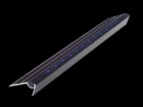Safestairs bl� LED list med svart h�lje, 12V 3.15VA /m, 5x8mm kapbar + / - 8 cm