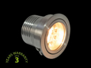 CLS Luxo 3 varm vit - LED downlight f�r inf�llnad, IP40 klassad 