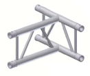 Alur Solutions vertikalt 3-vägs T-stycke - KN-22 - 2-punktstross