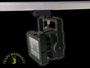 Svart REVO Retail LED varm vit - LED armatur för detaljhandeln med adapter för 3-fasskena