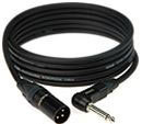Klotz 2JB1-1M010 | 1,0m Obalanserad XLR Hane -Vinklad Tele kabel med Neutrik