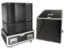 Touring set 2xP-18SWA - Aktiva bash�gtalare med flightcase