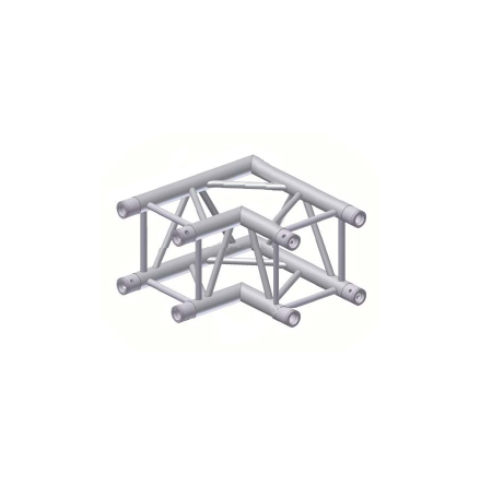 Alur Solutions hörn 90º - KN-22 - 4-punktstross - utmärkt tross system för mässmonter applikationer och butiks installationer