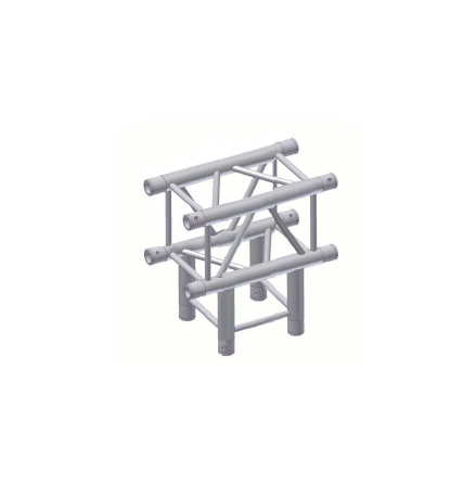 Alur Solutions 3-vägs T-stycke - KN-22 - 4-punktstross - utmärkt tross system för mässmonter applikationer och butiks installationer