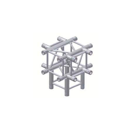 Alur Solutions 5-vägs Kors - KN-22 - 4-punktstross - utmärkt tross system för mässmonter applikationer och butiks installationer