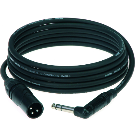 Klotz 3JB1-1A | Balanserad XLR Hane -Vinklad Tele kabel