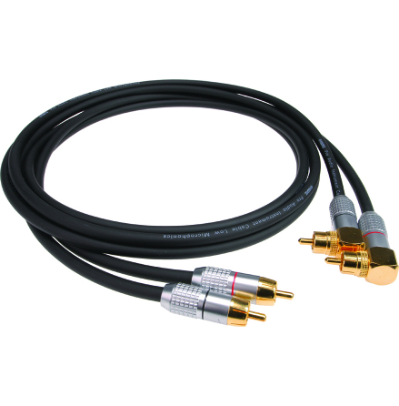 Klotz ALPA | RCA-RCA kabel med vinklade RCA