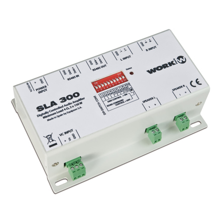 Work SLA300 | Ultrakompakt installationsfrstrkare 2x150W
