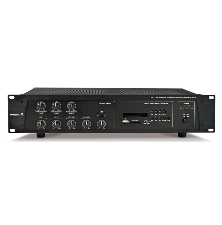 Work PA-120USB/R | Kompakt mixerfrstrkare 120W med mediaspelare